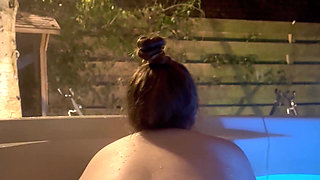 Being Pampered in a Hot Tub... Wonderful