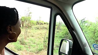 Nympho African GF Sloppy Blowjob On BWC