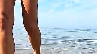 Fucked by a Huge Cock on an Italian Nudist Beach.