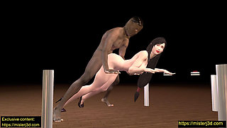 Tifa Needs A Bigger Partner In Doggy Position