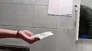 MILF get facial after hard anal pounding in public toilet live at sexycamx.com