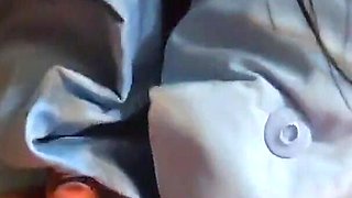 Milfycalla- a Lot of Cum on My New Sky Blue Down Jacket and White Pantyhose 179