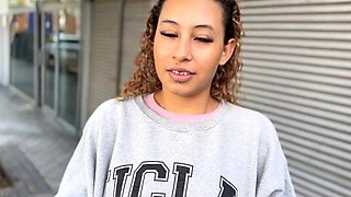 Cute brunette young hookup amateur teen blowjob