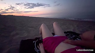 Orgasm Masturbation on the Beach by the Sea!