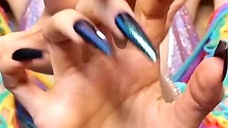 Small Tits and Long Nails to Mesmerize Your Mind