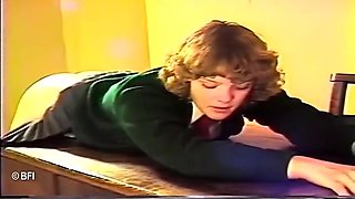 Poor Teen 18+ Hottie Gets Ass Spanked On Class