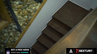 21 sextury - handsome lady Kaisa Nord takes a pecker deep in her ass