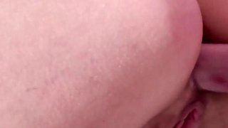 First Bukkake Gangbang for My Cute Girlfriend