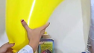 Marianna Tries to Inflate Her Square Balloon Without Bursting It