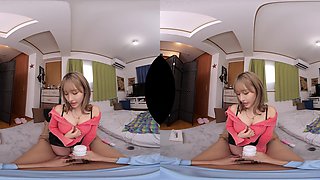 Japanese hot babe VR porn