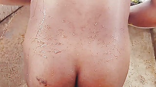 Bathing My Pregnant GF Outdoor, Dirty Environment Vibes