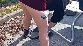 Car Cleaning Outdoor Pee