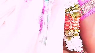 Indian Car Sex Pink Saree Bhabi Try to Fucking with Boy Friend. Telugu Firty Talks.