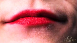 Hot MILF Anya Queen Deep Throats Big Cock - Extreme Close-Up ASMR Blowjob