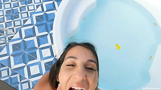 Intense Anal Quickie And Squirt Before Dinner Outdoor Pov - Sophia Kevin