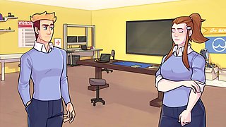 Desi girl enjoys licking her own pussy in animated style