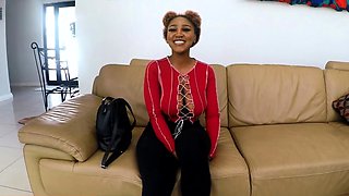 Big Tits 18yo Black Model RAILED Raw