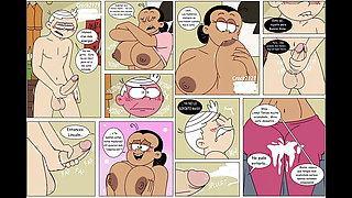 Lincoln Fucks His Busty Mother-in-Law While His Girlfriend Isn't - Milf Latina - The Loud House Hentai