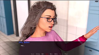 Johannes dominates Rebecca at the party while craving Mrs. Baber