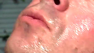Two girls drilled in orgy