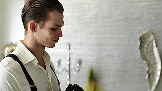 Blonde Secretary Freeze Fucked - Tiffany Tatum Creampie Cum