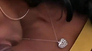 Ebony skin Barbie Banks enjoying sex with ass and mouth