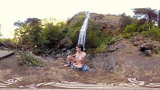 Horny Hiker Caliope Cums Hard
