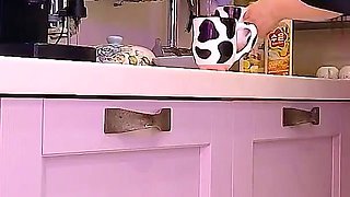 Diaper in the Kitchen