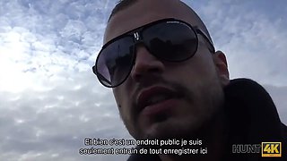Hunt4k. a la pelirroja le gusta dar sexo por dinero frente a su novio
