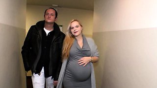 German Threesome with Pregnant mom and 18yo amateur teen ffm