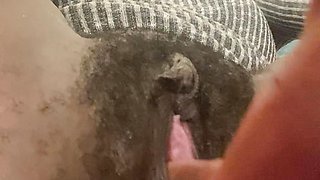 random upload of pretty phat vagina making a little wet mess spitting cum taste creamy insides spittt