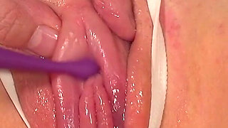 One Hour in the Pussy Pump - Her Swollen Cunt Explodes When Her Clit Gets Vibed