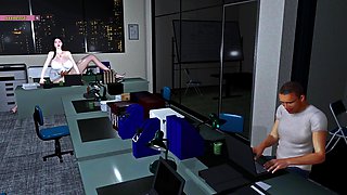 Beauty Leader Threesome Her Co-worker (p2) - 3D Animation Hentai