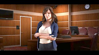 Big nipples and natural tits on display in this ordered cartoon fantasy