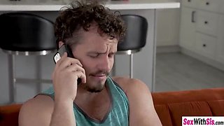 Hot teen Lulu Chu gets wild in threesome with stepbro and sexy Xxlayna Marie - Asian petite babe sucks big dick
