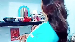 Indian roommate fucks me hard in missionary then pull my hair while