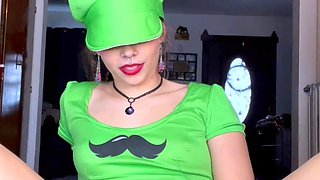 Solo angel enjoys anal masturbation with toys