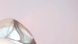 Colombian Giant Cameltoe Slut Masturbates for Her Stepson with Her Huge Vagina in Corset and Garter Stockings