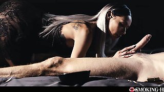 Gentle Amirah Adara and Zazie Skymm's creampie dirt