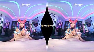Ahri Rides On Me And Milks Cock With Her Pussy - ModelMediaVR