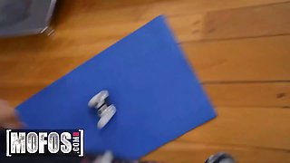 Tasty women (Mia Martinez, Sunny Hart) play video games before they end up licking each other's vulva - mofos