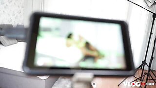 Harmonious Sheila's clit rubbing movie