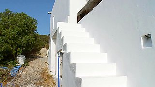 Beautiful big titted teen outdoor masturbation
