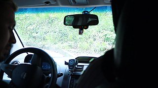 The Hottest Girl of All Time. Sexy Colombian Babe Fucking in the Car.