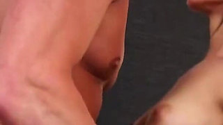 Sexy young starlet Binky Bangs gets fucked