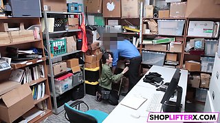 Shoplifting Teen Choose Cock Over Cops