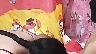 Stepsister Giving Blowjob in My Bedroom