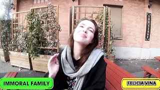 Immoral Family featuring Felicia Vina and Felicia's pink pussy sex