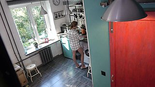 Captivating sweet thing's blowjob action