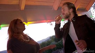 NYE Interracial Huge Tits Foursome Nyomi Banxxx Kelly Madison: Big Tits, Big Ass  Blowjob Porn